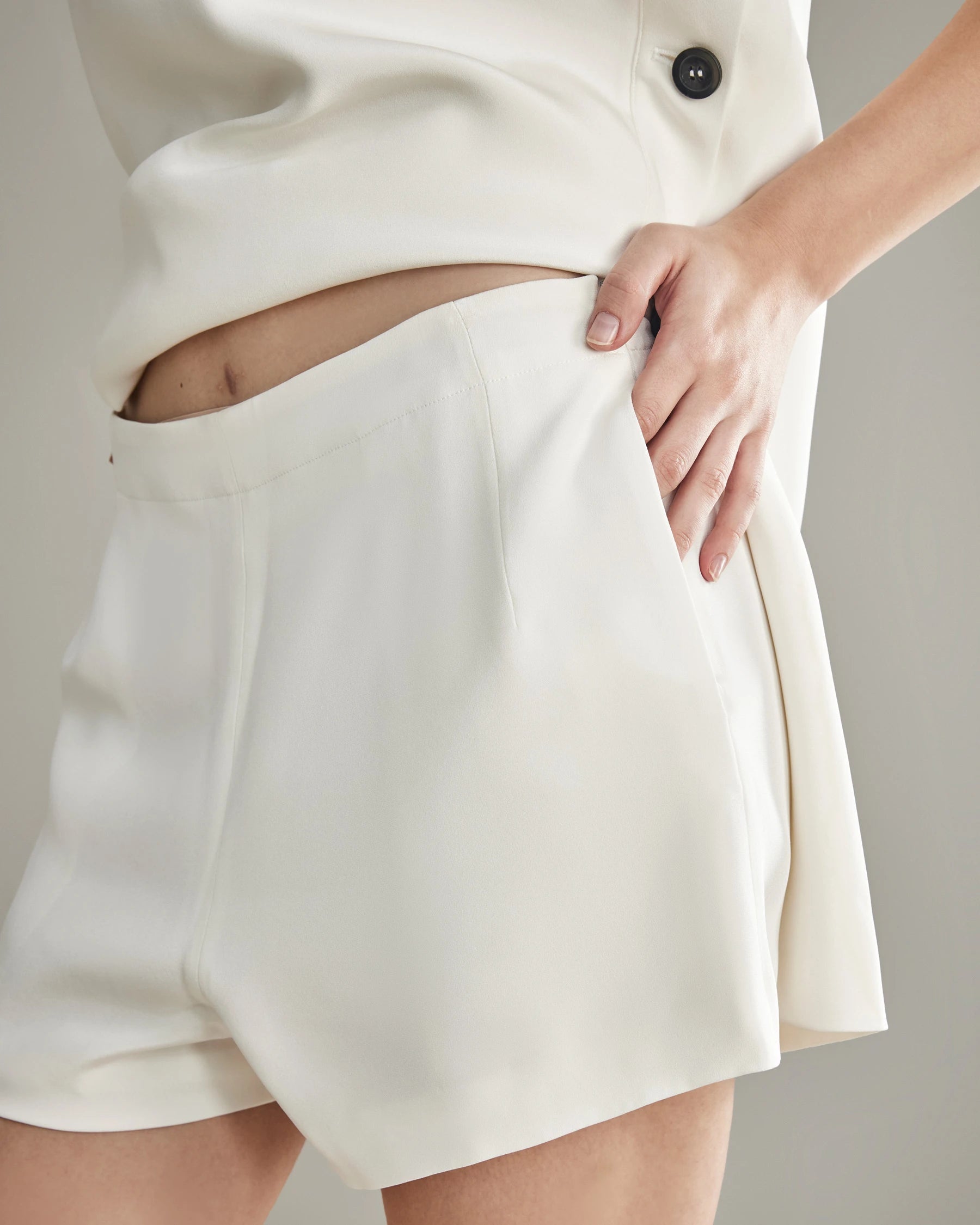 40 Momme Silk Tank Mini Dress and Shorts Set - Luxury Summer Sleepwear & Loungewear for Women - Perfect for Vacation, Bridal Shower, and Spa Days