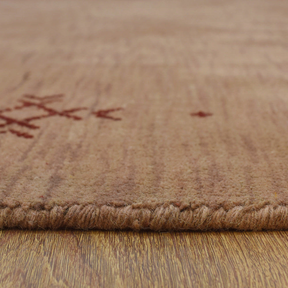 Premium Hand Knotted Wool Rug - Brasilia Collection | Soft & Durable for Living Room, Bedroom & Office Decor | Eco-Friendly & Hypoallergenic