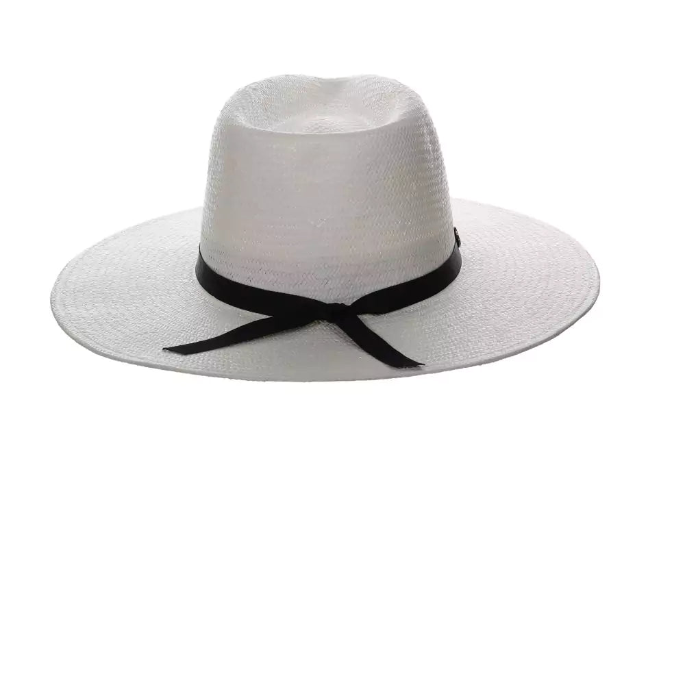 Biltmore Fine Line Straw Fedora Hat for Men & Women - Summer Sun Protection, Beach & Outdoor Fashion Accessory