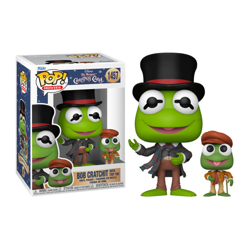 Funko Pop! Bob Cratchit with Tiny Tim - The Muppet Christmas Carol (1992) Disney Movie Collectible Figure - Perfect for Holiday Decor & Disney Fans Gift
