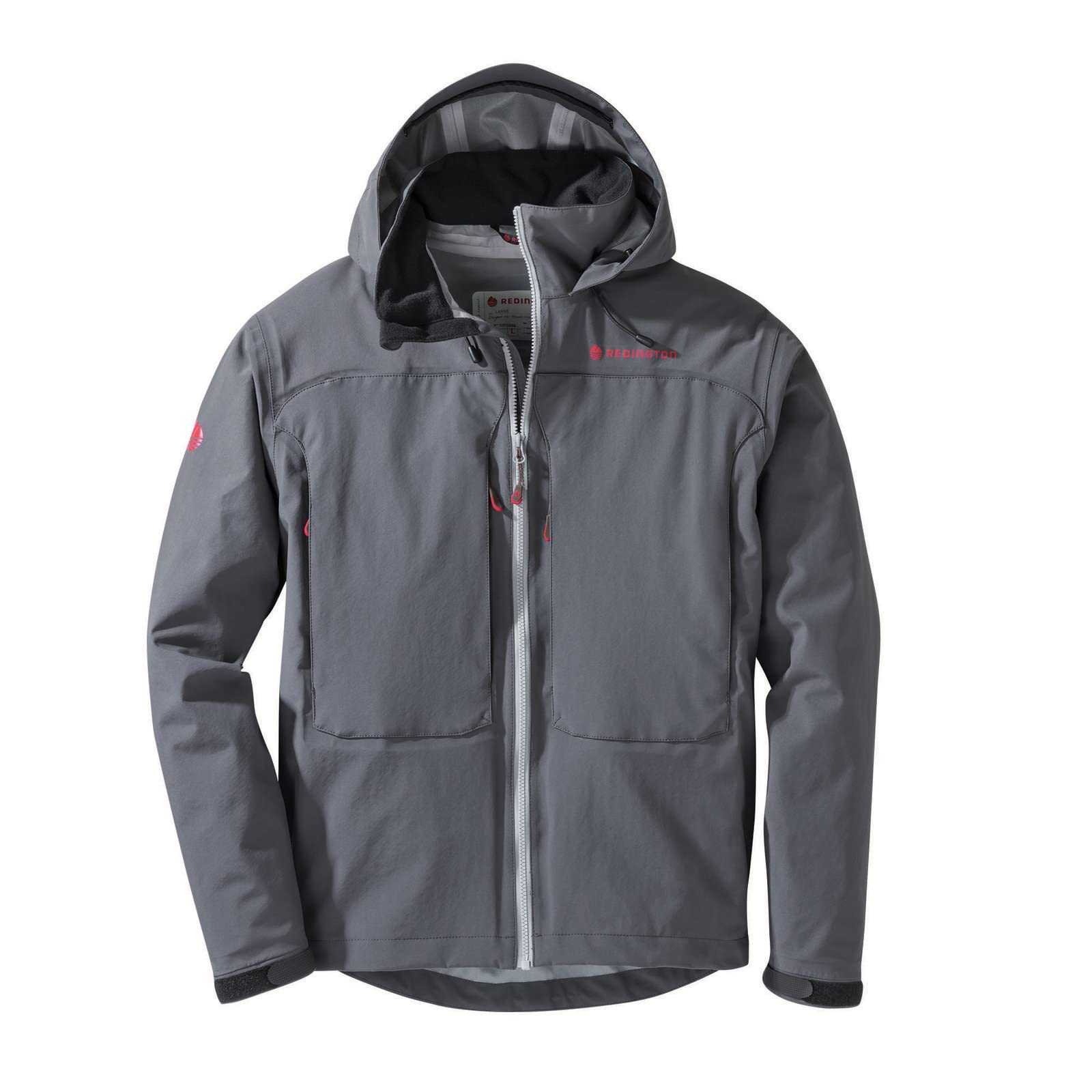Redington Men's Wayward Guide Jacket - Waterproof & Breathable Fishing Jacket in Gunpowder Color | Perfect for Fly Fishing, Hiking & Outdoor Adventures