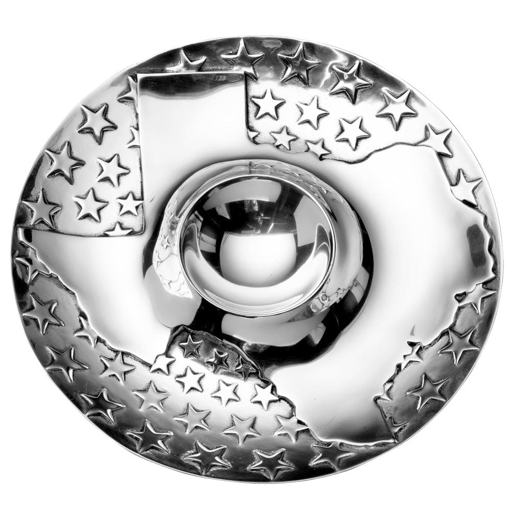 Texas Shaped Chip and Dip Serving Bowl with Stars - Perfect for Game Day, Parties, and Texas-Themed Events