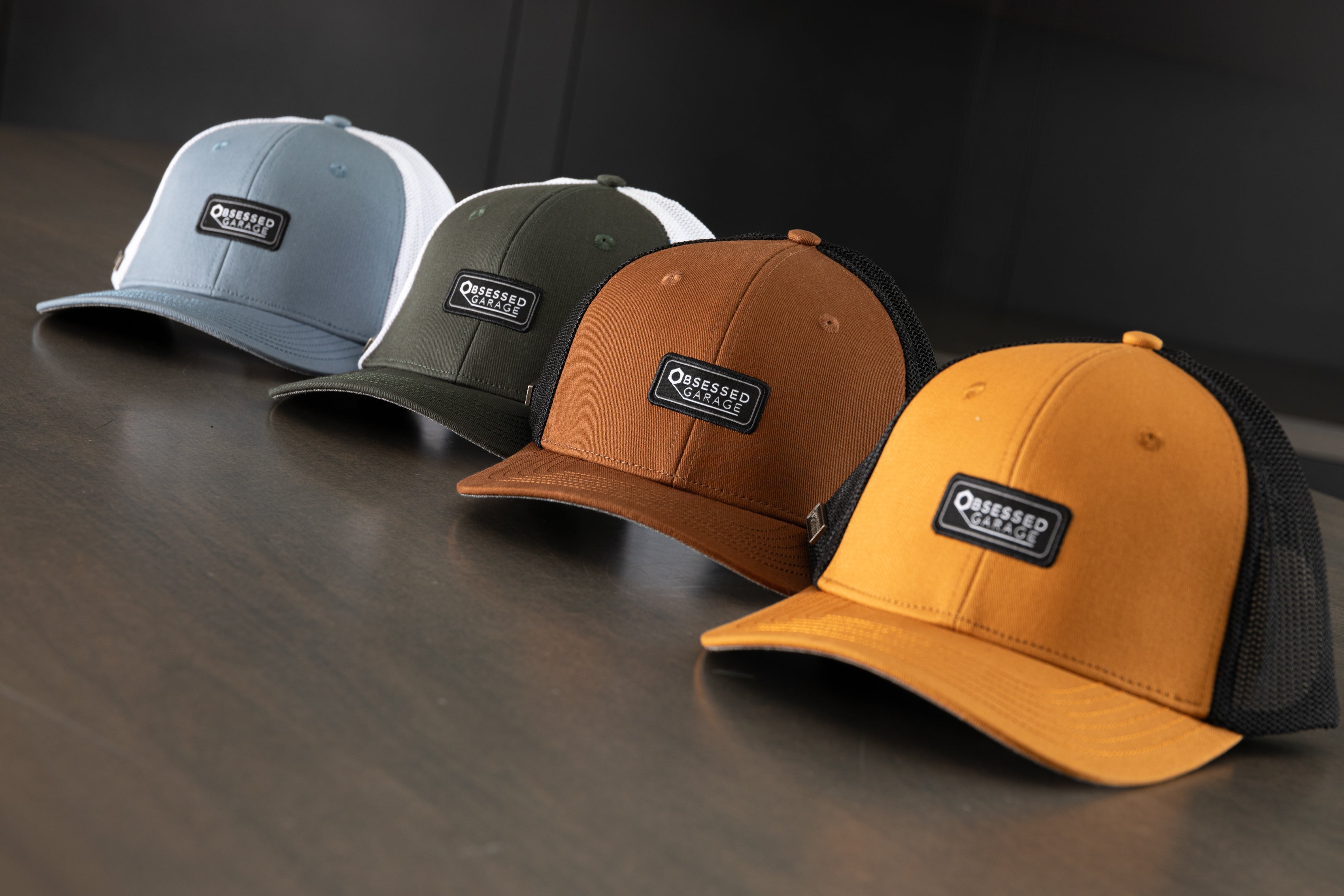 Obsessed Garage Label Hat - Premium Emira Giveaway Cap for Car Enthusiasts - Perfect for Racing Events & Casual Wear