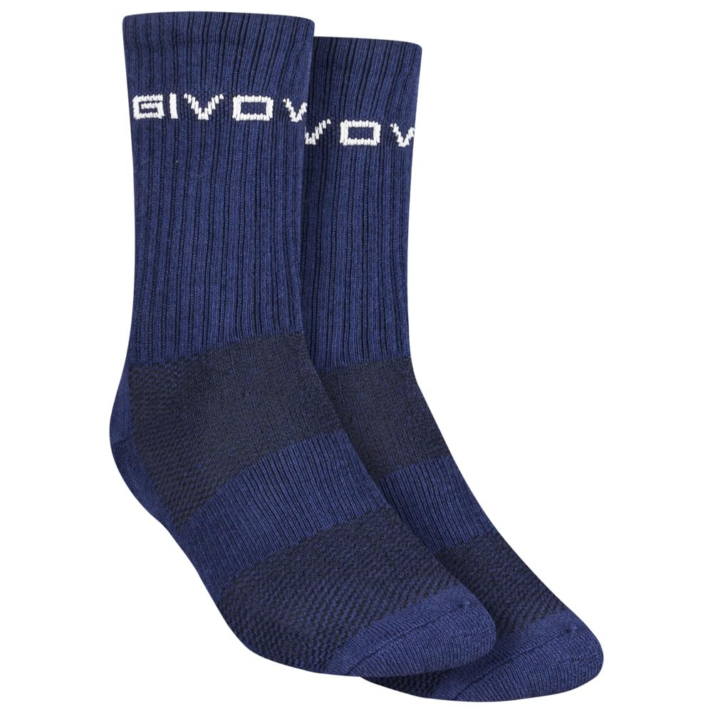 Givova Men's Athletic Performance Socks - Breathable & Cushioned for Running, Gym & Sports Activities