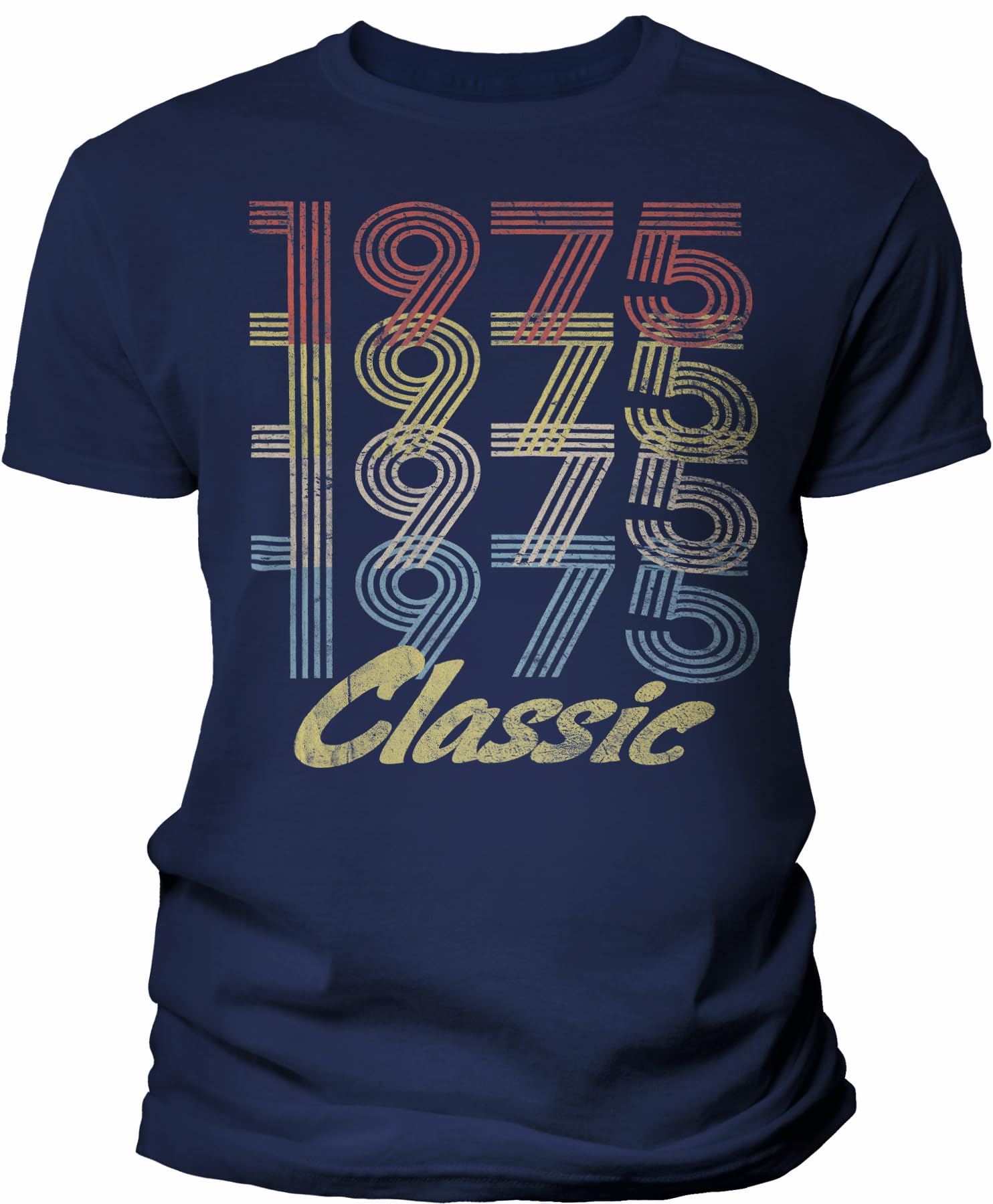 1975 Vintage Retro 50th Birthday T-Shirt for Men - Classic 50 Year Old Birthday Gift Idea - Perfect for 50th Birthday Parties & Milestone Celebrations