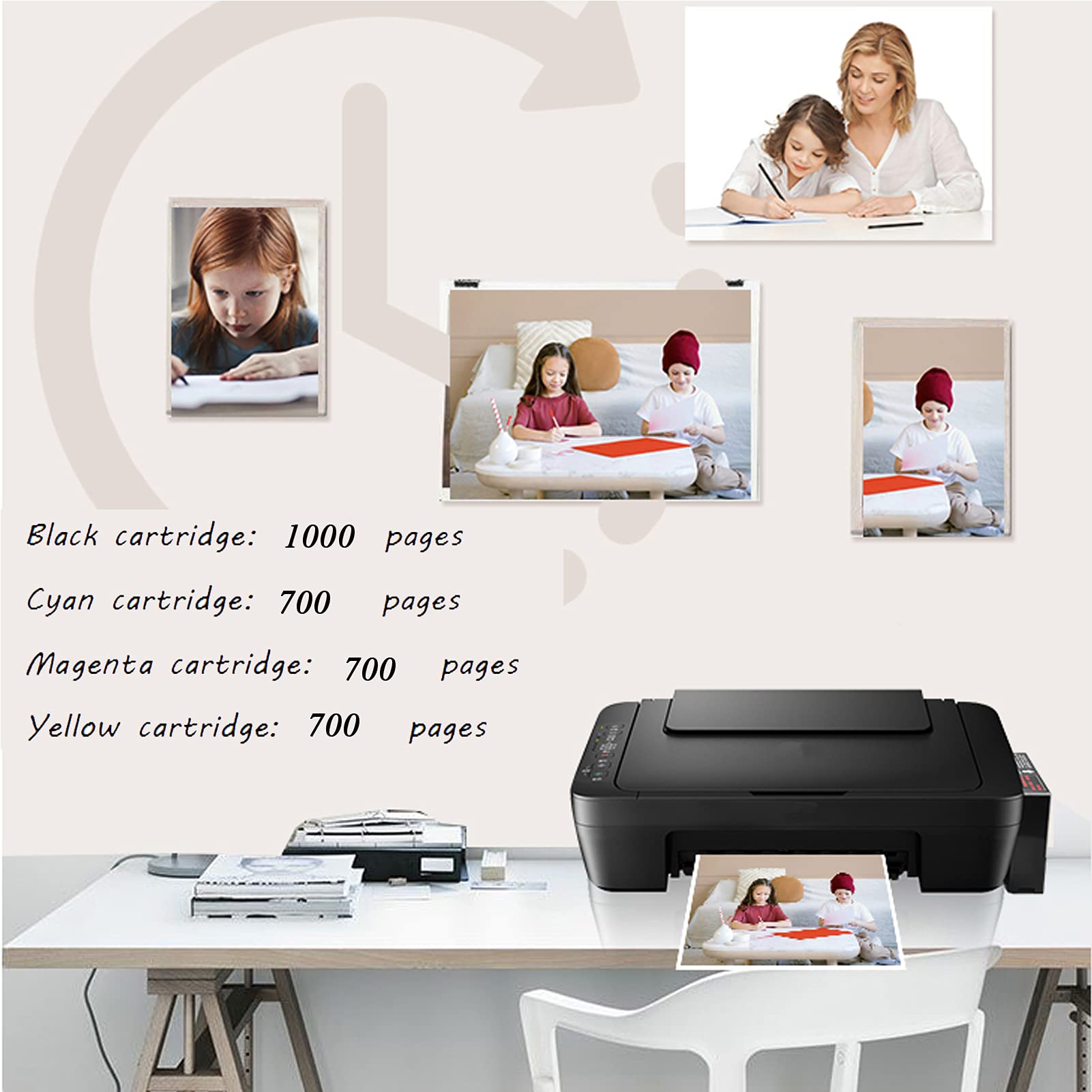 HP W2070A 117A Toner Cartridge - Compatible with HP Laser MFP 150a 150nw 178nw 179fnw Printers (Black, Yellow, Cyan, Magenta) | High-Quality Office Supplies for Efficient Printing | Perfect for Home Office, Small Business & School Projects
