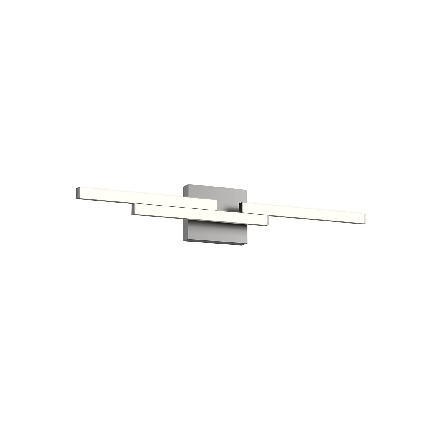 Kuzco Lighting VL52727-WT Anello Minor Vanity LED Light Fixture - Modern Walnut Finish for Bathroom & Dressing Room Lighting
