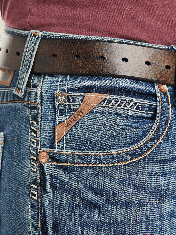 Ariat Men's M5 Slim Stretch Stillwell Stackable Straight Leg Jeans - Comfortable Work & Casual Denim Pants for Riding, Outdoor Activities & Everyday Wear