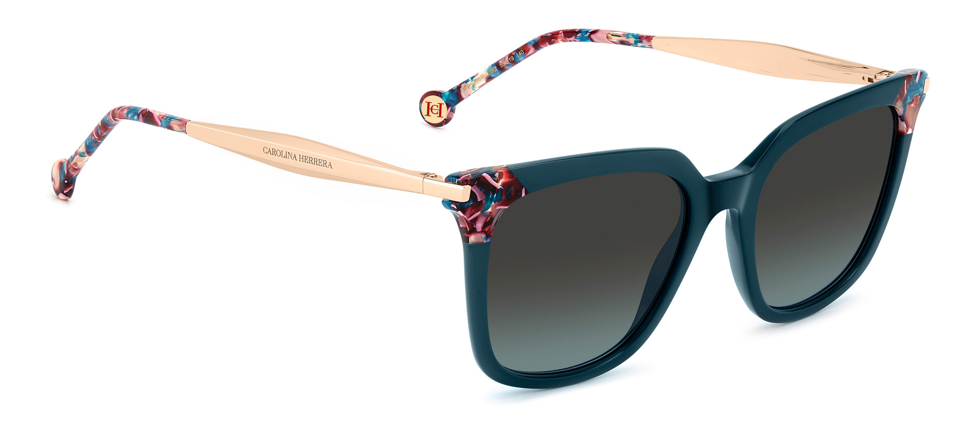 Carolina Herrera HER 0308/S Women's Luxury Sunglasses - UV Protection & Polarized Lenses for Driving, Beach & Outdoor Activities