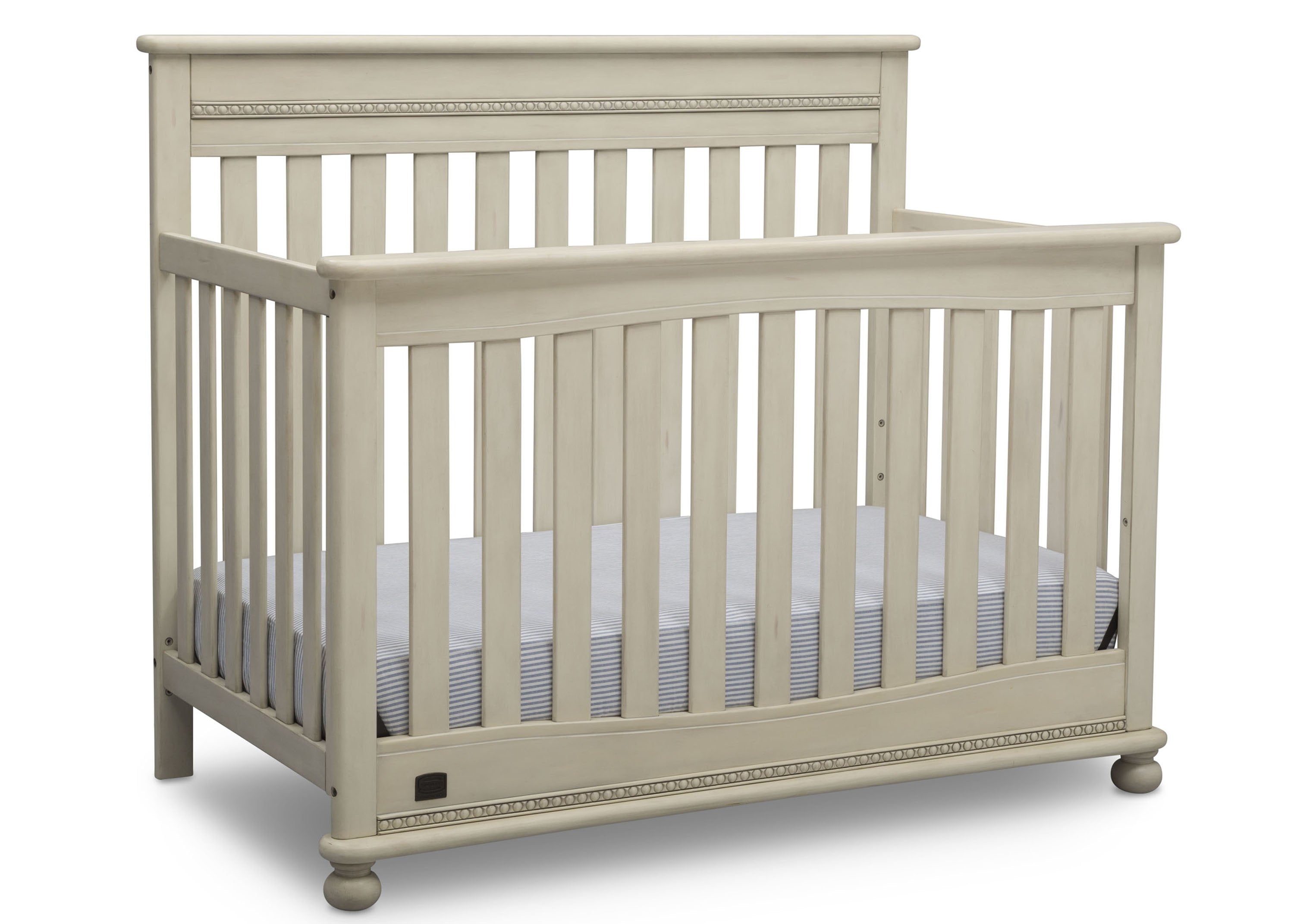 Franklin 4-in-1 Convertible Baby Crib - Toddler Bed, Daybed & Full Size Bed - Safe Nursery Furniture for Newborns & Growing Kids - Perfect for Baby Rooms & Daycare Centers