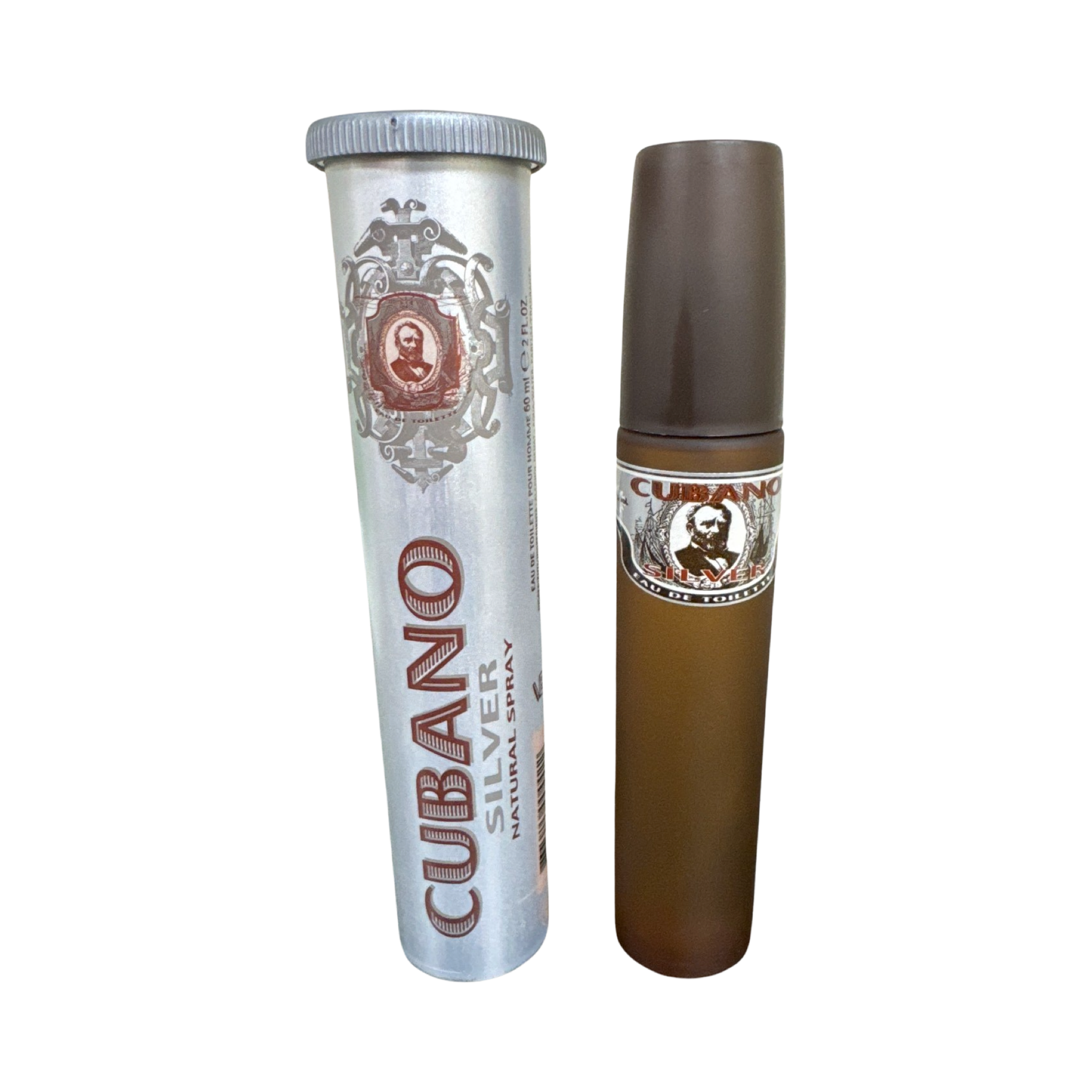 Cubano Silver 60ML Eau De Toilette Spray for Men - Fresh Citrus & Spicy Fragrance for Day & Night Wear, Office & Date Nights