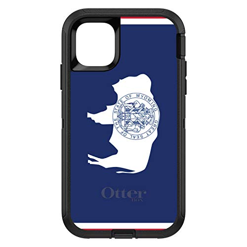 Wyoming State Flag On Black Case