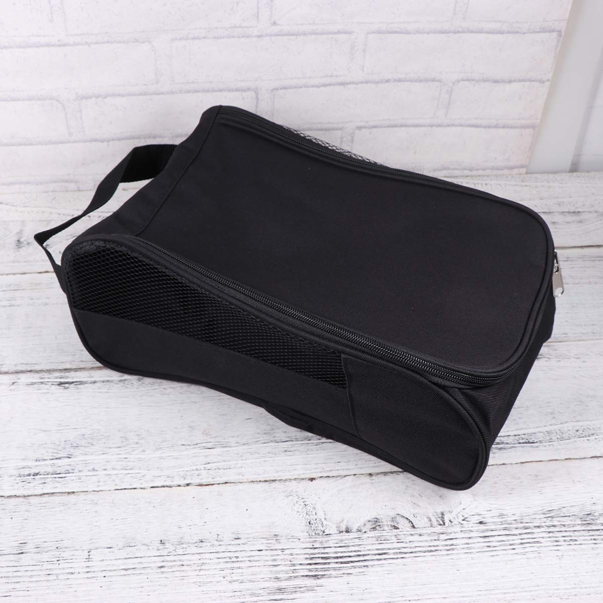 LIOOBO Breathable Shoe Storage Bags with Zipper - Portable Shoe Pouches for Travel, Sports & Golf Shoes - Perfect for Gym, Hiking & Shoe Organization