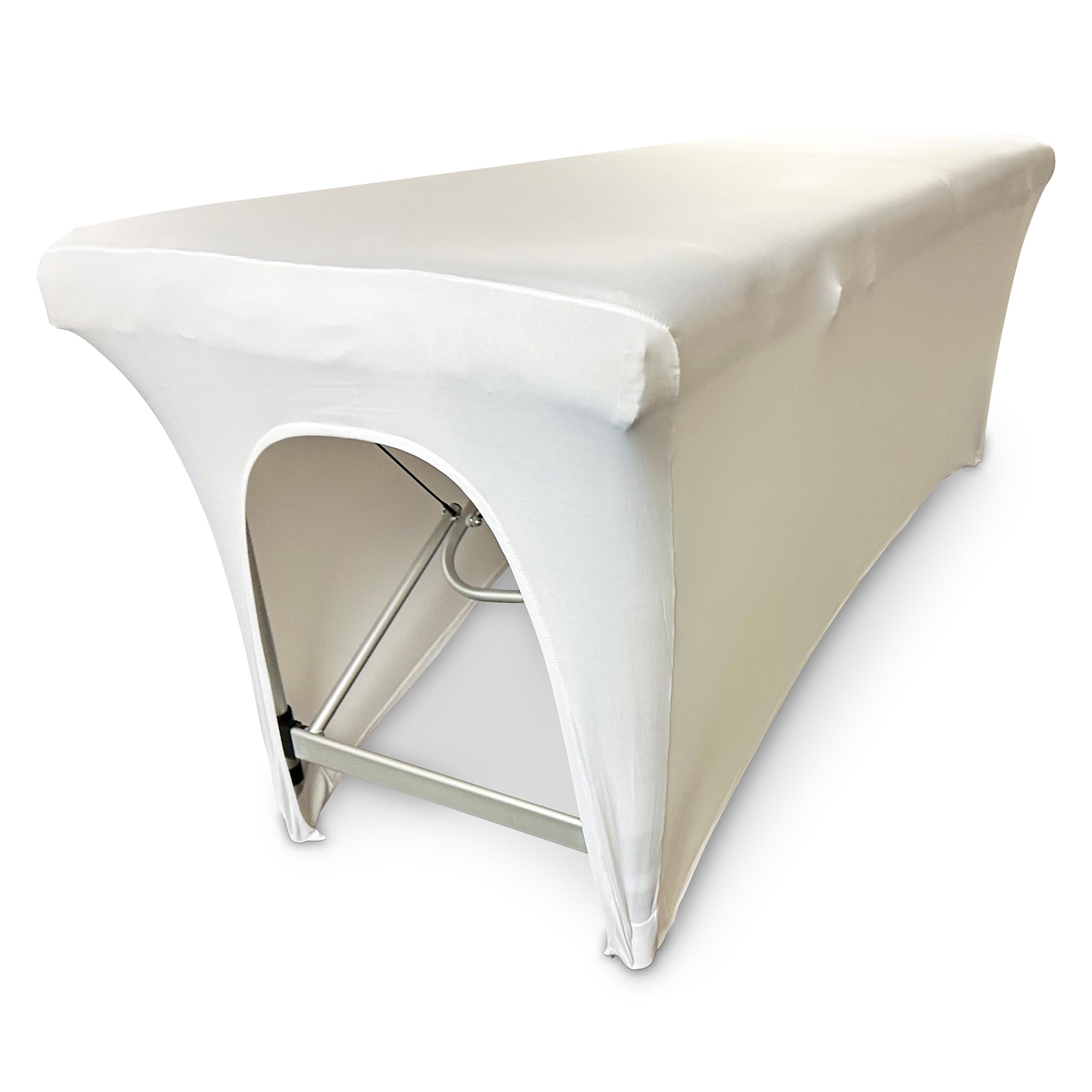 Premium Lash Extension Bed Cover - Soft & Durable Spa Table Protector for Eyelash Extensions & Massage - White - Ideal for Salons, Spas & Home Use