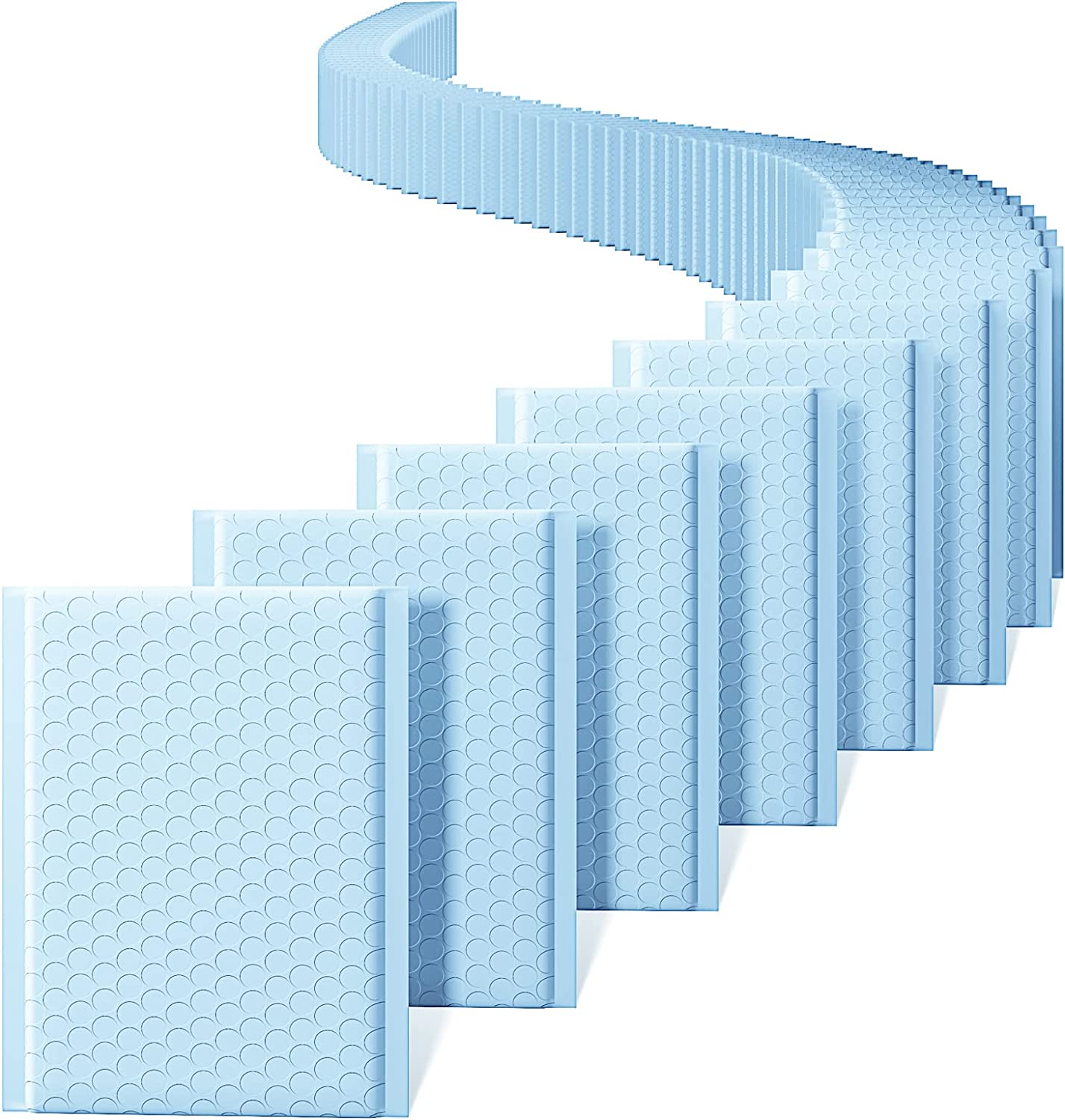 6x10 Bubble Mailer Padded Envelopes - Light Blue Shipping Envelopes for Ecommerce, Small Business & Online Sellers - Perfect for Shipping Jewelry, Crafts & Fragile Items