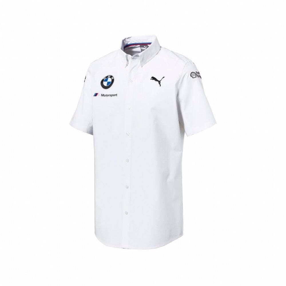 PUMA BMW Motorsports Team Performance T-Shirt for Men - White - Breathable & Comfortable - Perfect for Racing Fans, Car Enthusiasts & Casual Wear