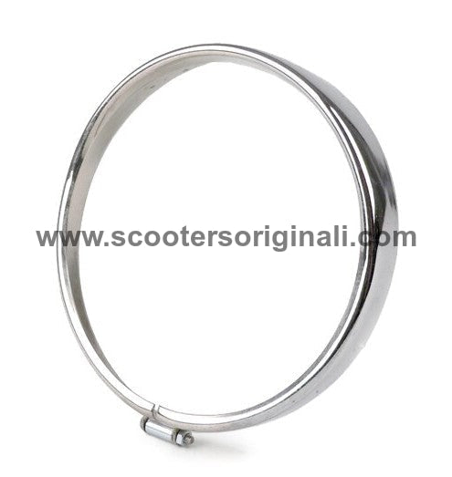 Vespa Headlight Rim 115/120mm for V50 & V90 Scooters - Chrome SIEM Replacement Part - Perfect for Restoration & Custom Builds