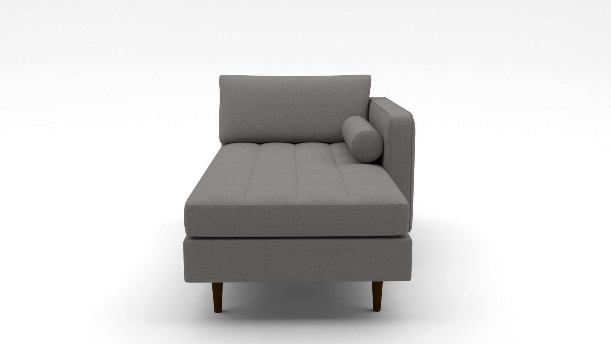 Ladybird Raf Chaise Lounge Chair - Modern Accent Chair for Living Room, Bedroom & Office - Stylish Upholstered Chaise with Wooden Legs - Perfect for Relaxing, Reading & Lounging