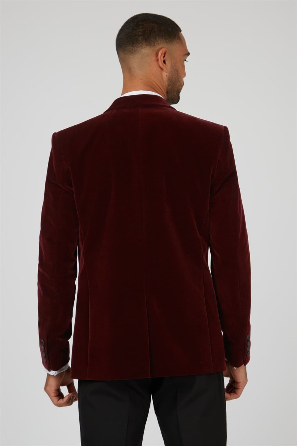 Vintage Burgundy Velvet Blazer for Women - Elegant Rogue Style Jacket for Parties, Weddings & Special Occasions