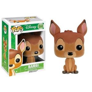 Disney Bambi Flocked Pop! Vinyl Figure - Series 6 Collectible [94] - Perfect for Disney Fans, Home Decor & Gift Giving