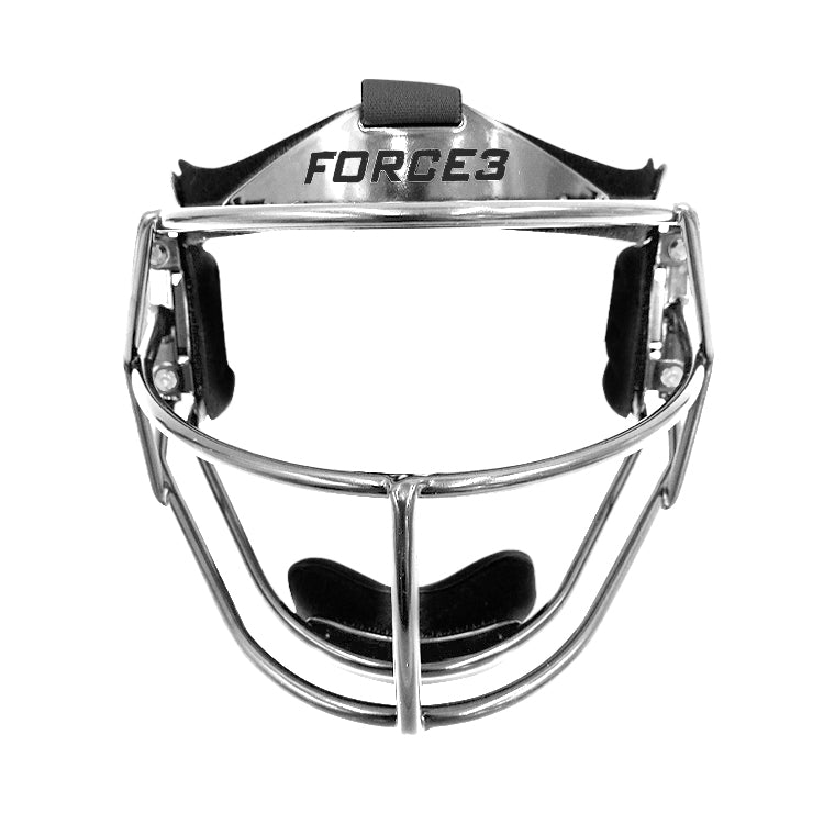 FORCE3 Softball Fielder Defender Mask - Lightweight Protective Face Guard for Fastpitch & Slowpitch Softball Players - Ideal for Infield, Outfield & Practice Sessions