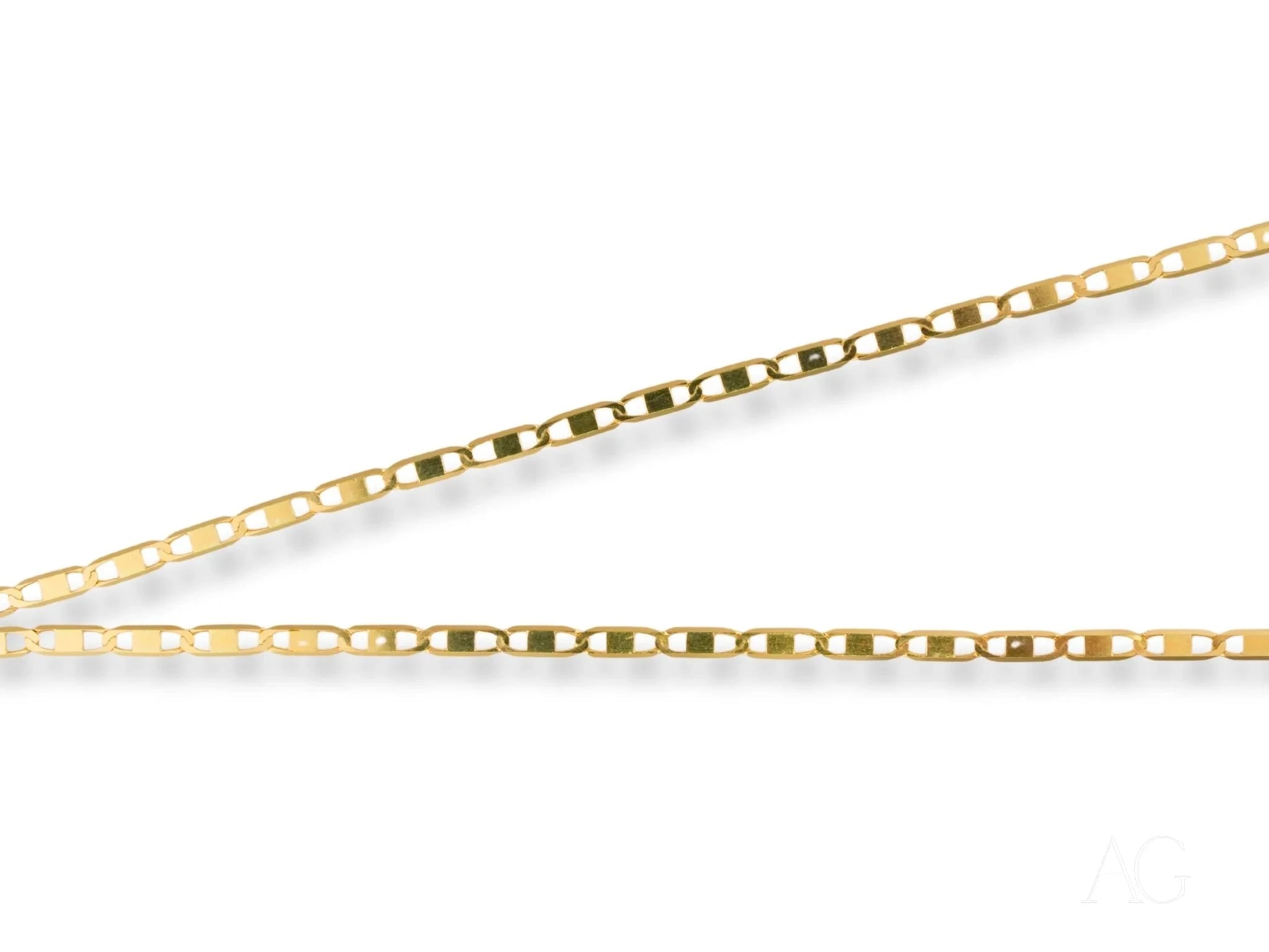 18K Gold Piastrine Chain Necklace for Women - Elegant & Luxurious Jewelry Gift for Birthday, Anniversary, Valentine's Day - Perfect for Parties, Weddings & Special Occasions