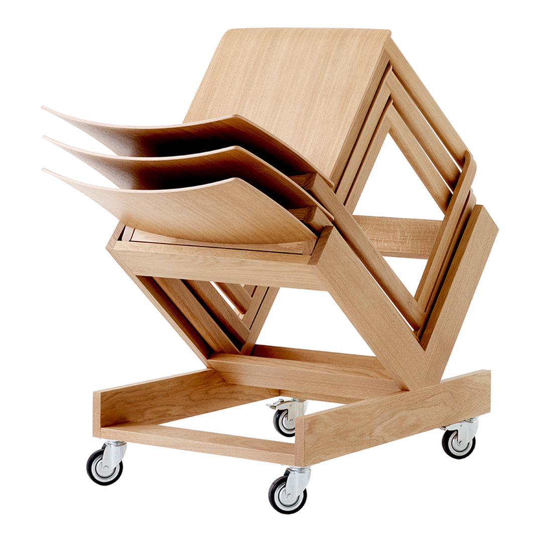 Allwood AV35 Stackable Side Chair - Modern Dining Chair for Kitchen, Restaurant, and Office Use