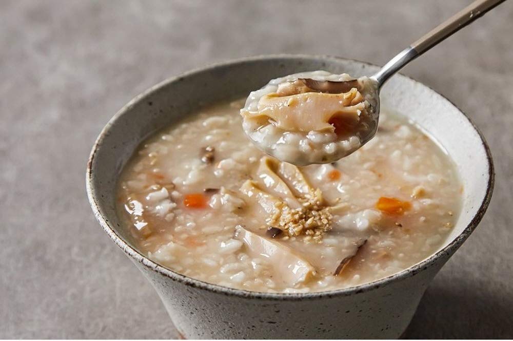 7 Packs Yangban Abalone Rice Porridge - 420g Instant Korean Seafood Porridge | Quick Meal, Camping Food & Emergency Preparedness
