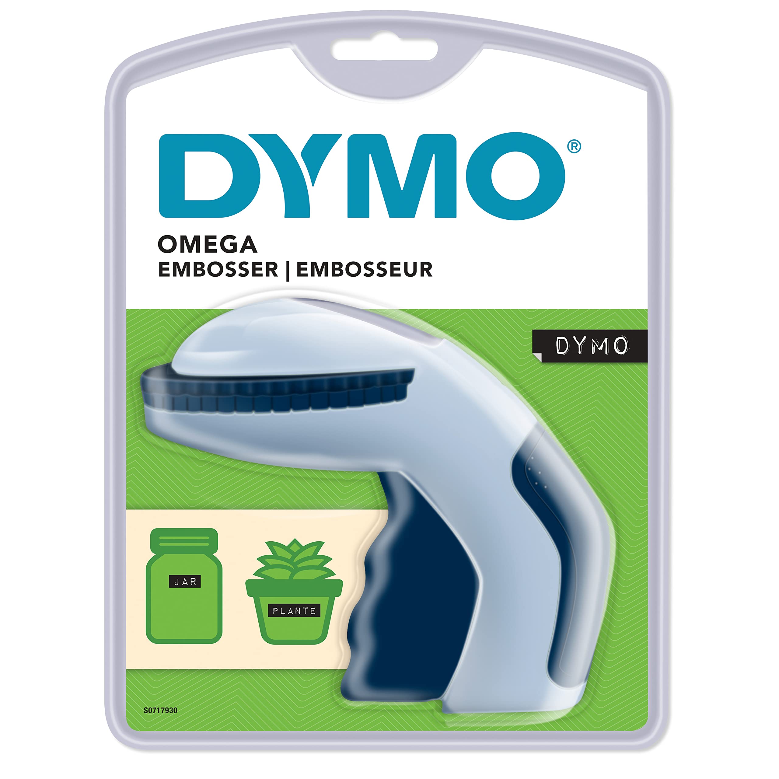 Dymo Omega Home Embossing Label Maker Machine with 9 Character Wheels - Perfect for Organizing Home, Office, Craft Room & DIY Projects