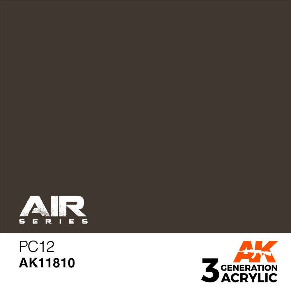 AK Interactive AK11810 Air Series PC12 Acrylic Paint - 17ml Bottle - 3rd Generation Formula - Premium Model & Miniature Paint for Airbrush - Perfect for Scale Models, War Gaming, and DIY Crafts