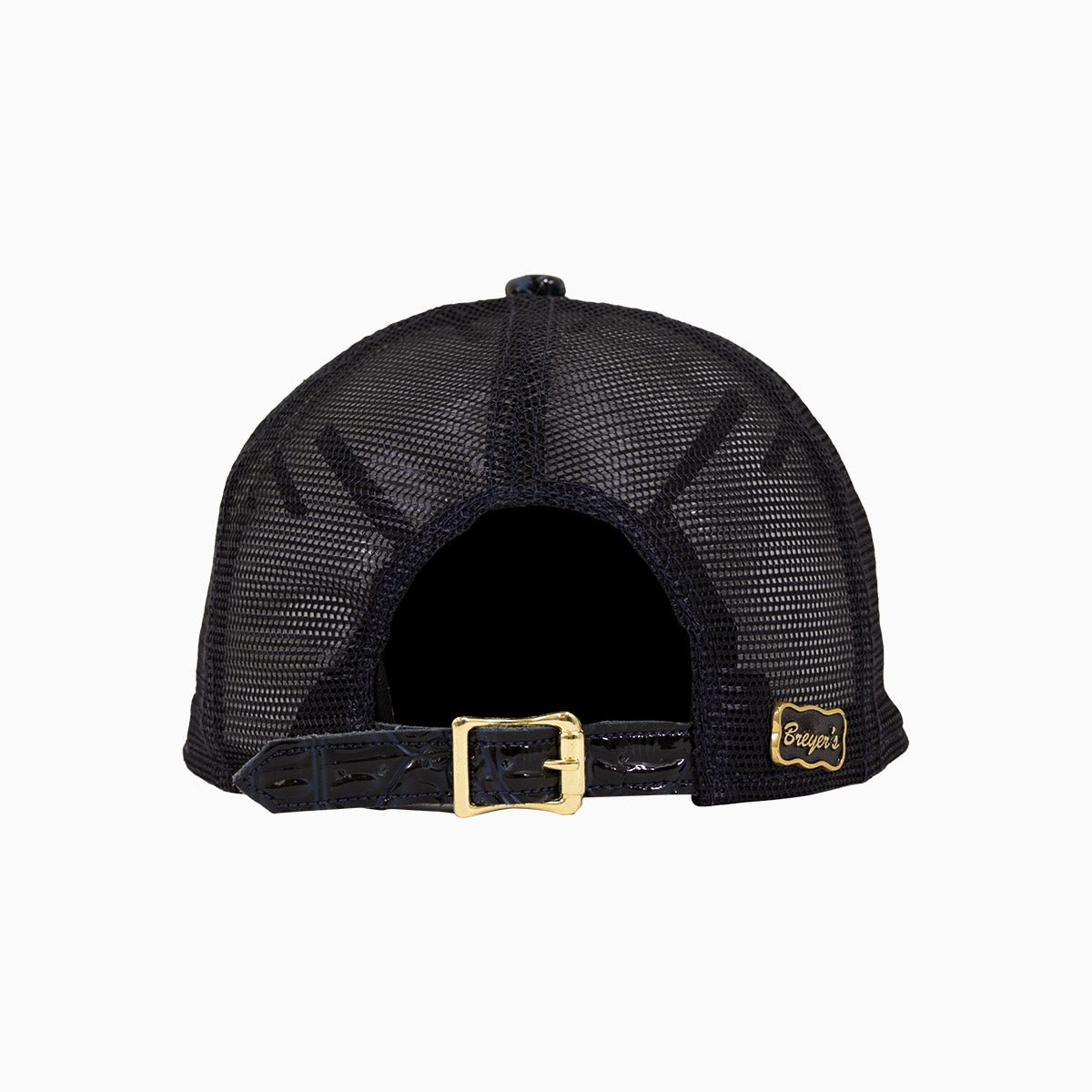 Breyer's Buck 50 New York Yankees Trucker Hat With Leather Visor - Adjustable Snapback Cap for Baseball Fans - Perfect for Games, Tailgating & Streetwear Fashion