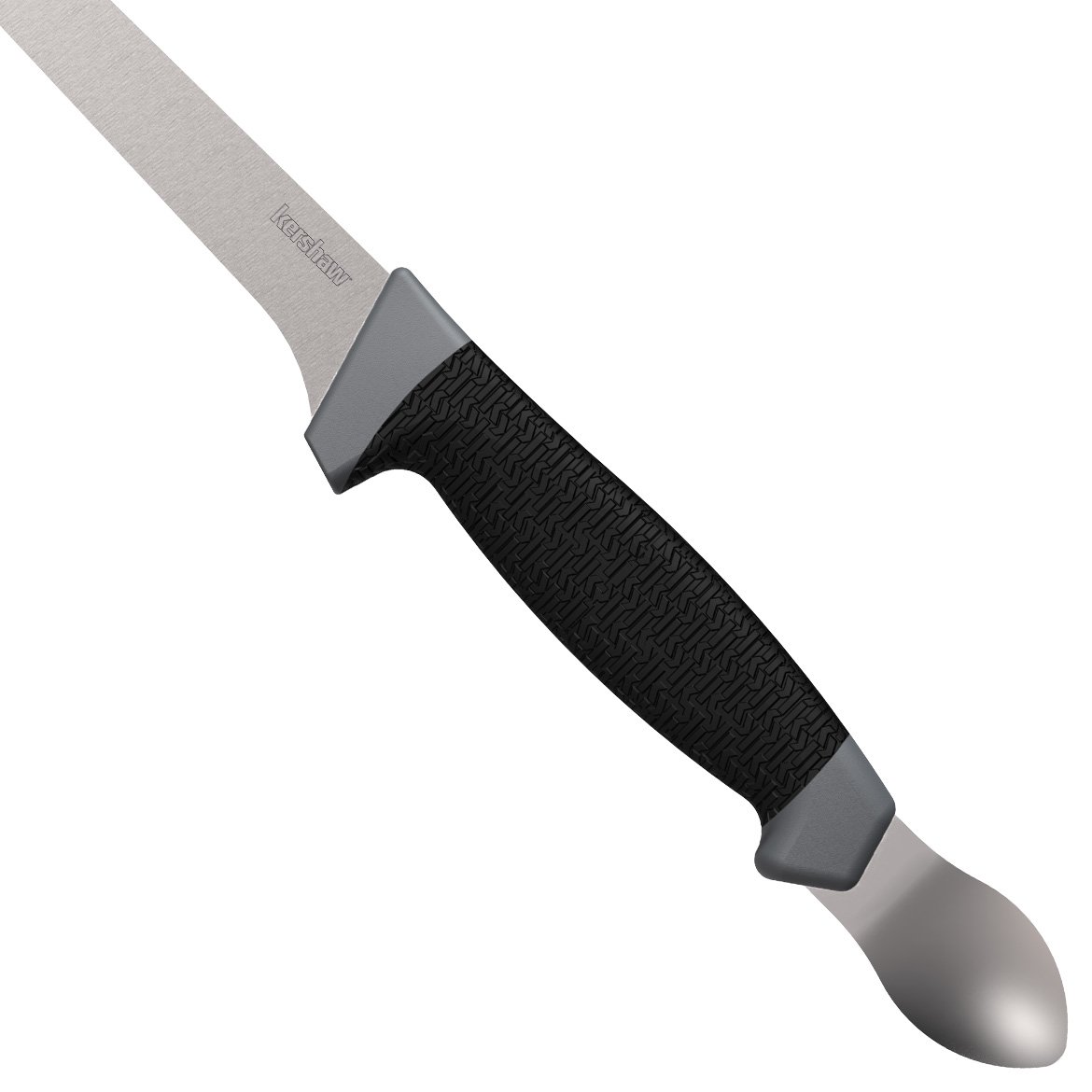 Kershaw 7-Inch Boning and Fillet Knife with Spoon – High-Quality Stainless Steel Blade & Protective Sheath – 2-in-1 Fishing Tool for Anglers – Perfect for Hunting, Camping, and Outdoor Cooking