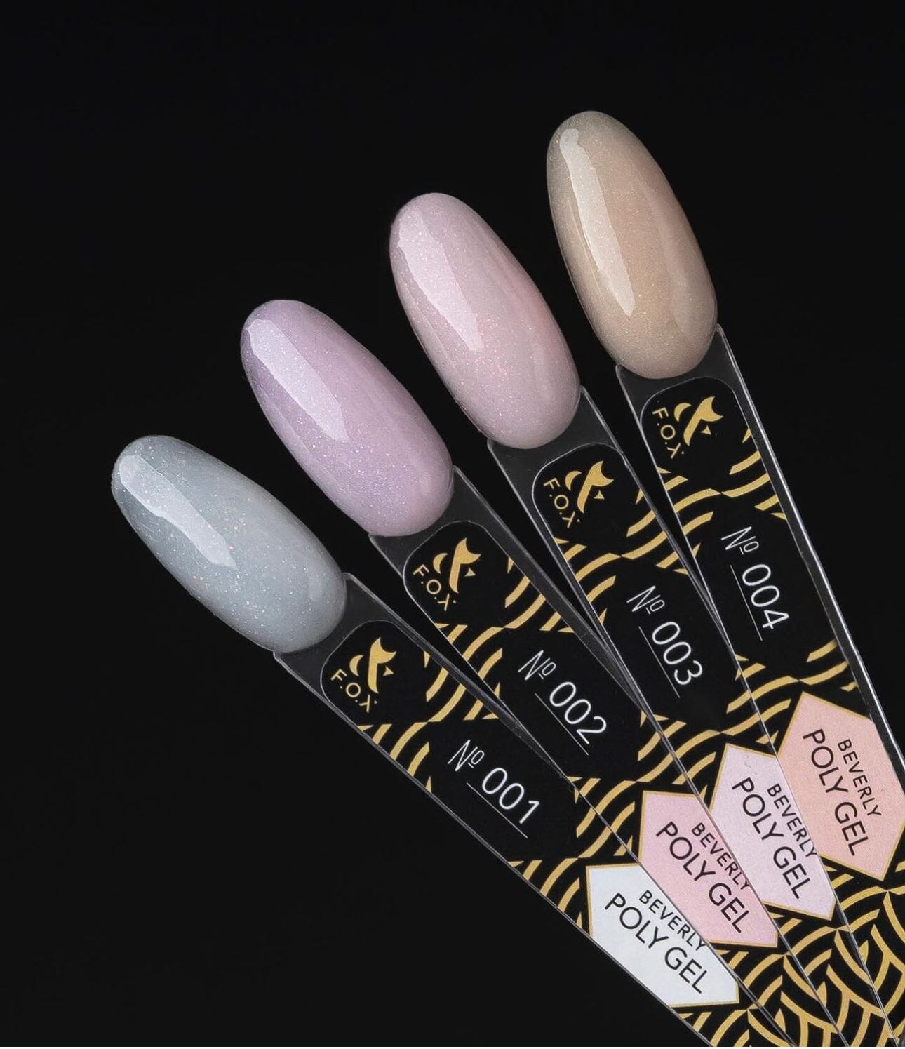 F.O.X Acrygel (Polygel) Nail Extension Kit - Beverly 004, 30ml | Professional UV/LED Gel for Strong & Natural-Looking Nails | Perfect for Salon & Home Manicures