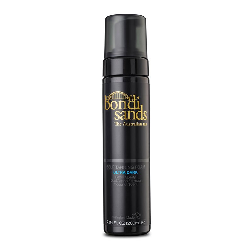 Bondi Sands Self Tanning Foam Ultra Dark - 1 Hour Express Tan for Face & Body | Natural Looking Sunless Tan | Perfect for Vacations, Weddings & Special Events