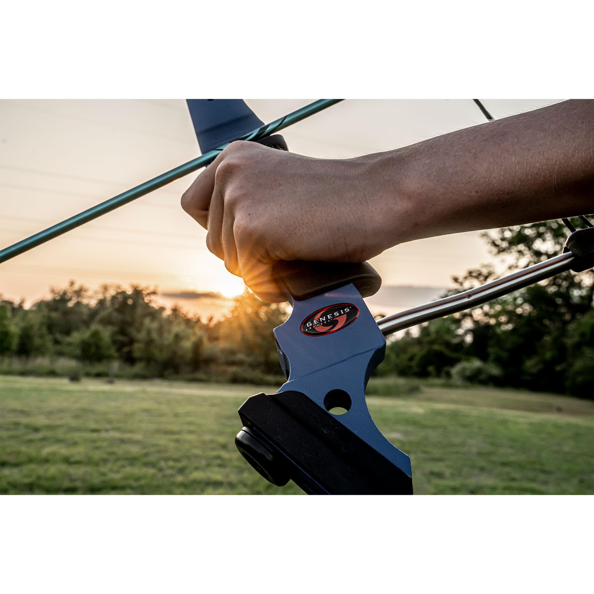 Genesis Original Compound Bow - Lightweight Archery Bow for Adults & Youth | Left & Right Hand Options | Perfect for Target Practice, Hunting & Outdoor Sports