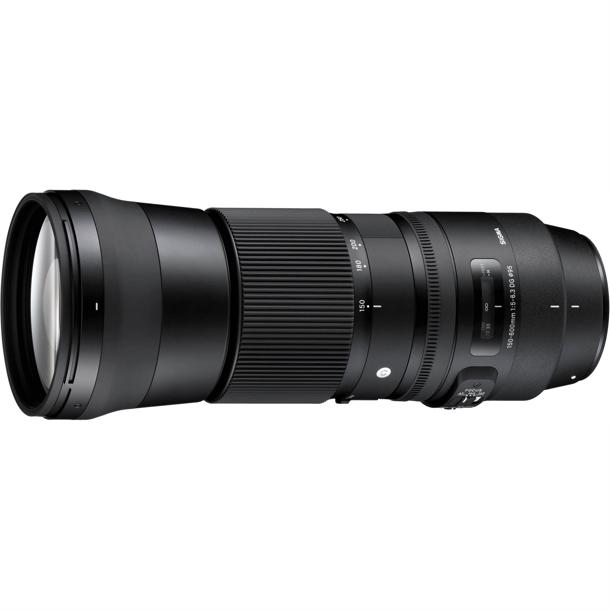 Sigma 150-600mm F5-6.3 DG OS HSM Contemporary Lens for Nikon/Canon/Sony - Telephoto Zoom Lens for Wildlife, Sports & Bird Photography