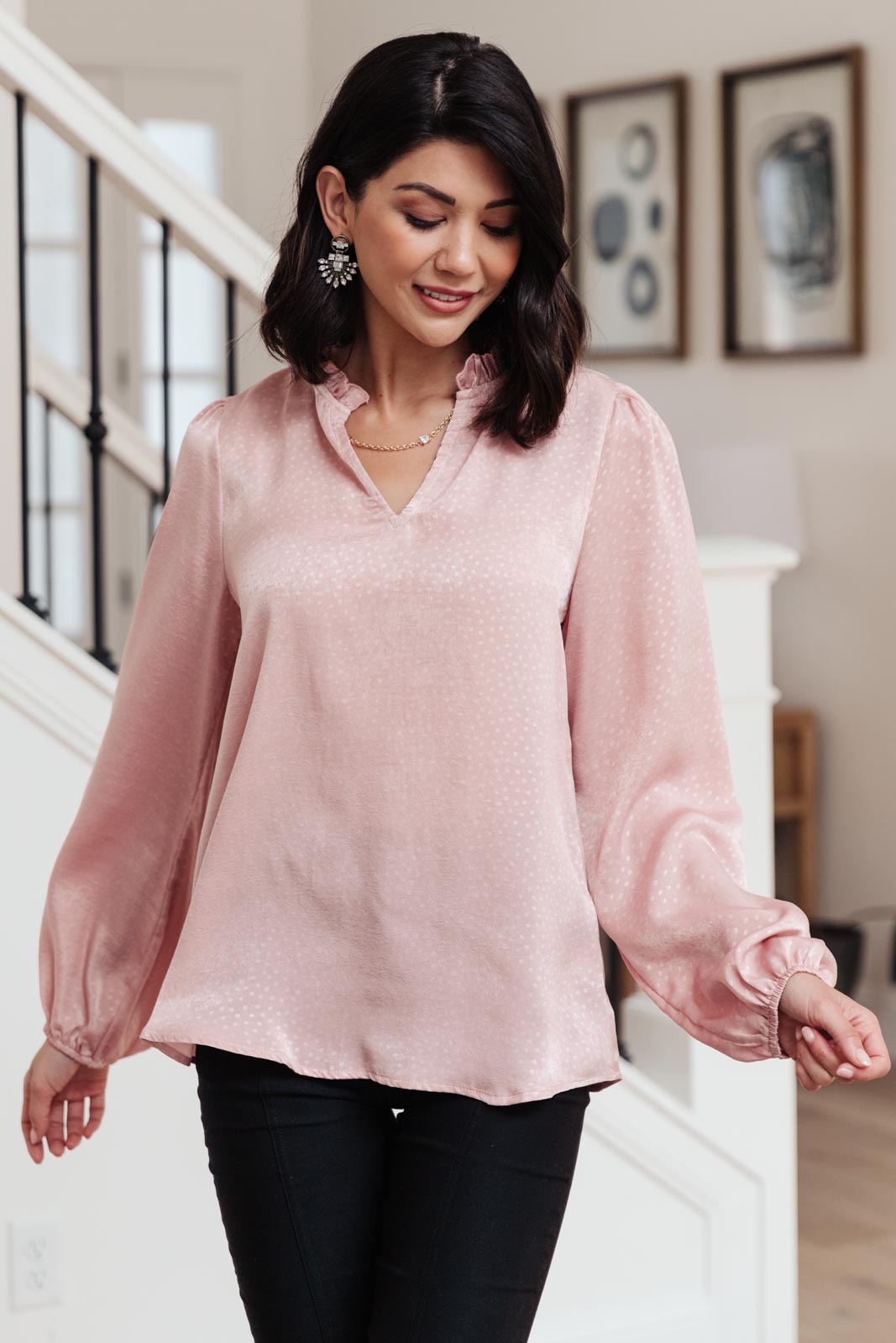Pink Princess Top - Women's Fashion Blouse for Casual Wear, Date Night & Parties | Trendy & Comfortable