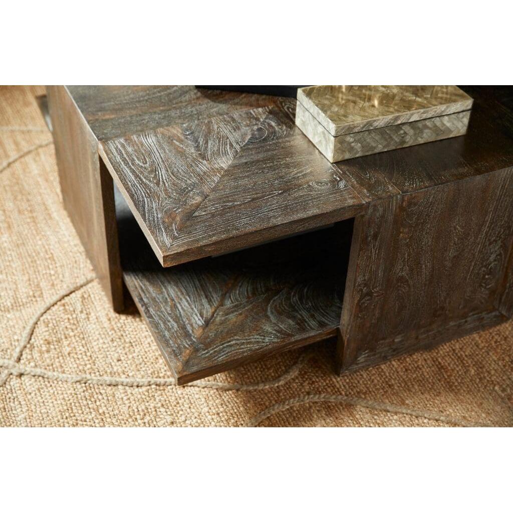 Cyan Design 11618 Alta 48-Inch Cocktail Table with Cerused Coffee Bean Finish - Perfect for Living Room, Lounge & Coffee Table Decor