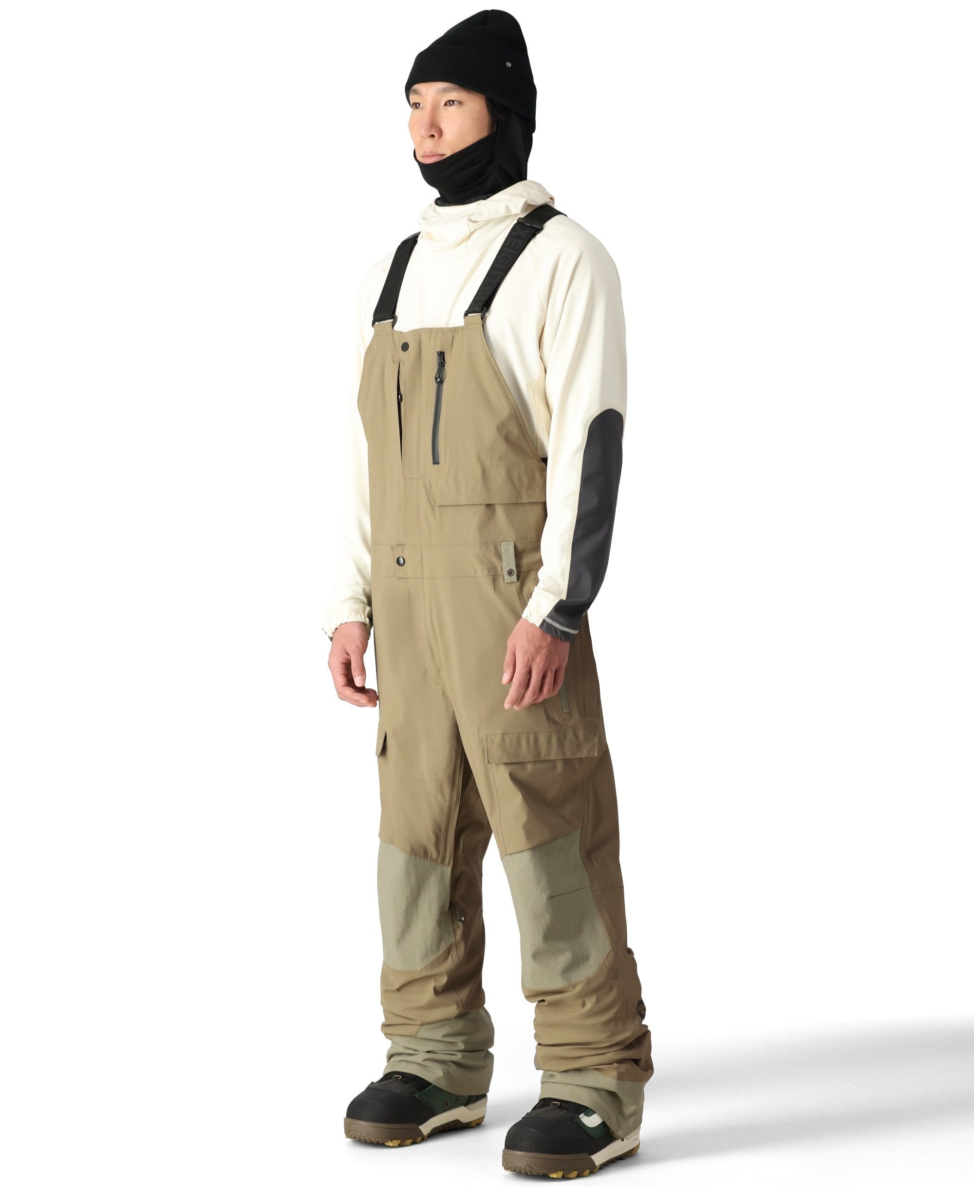 686 Men's GORE-TEX Stretch Dispatch Bib Snow Pants 2025 - Waterproof Insulated Winter Ski Bib Overalls for Snowboarding & Cold Weather Activities