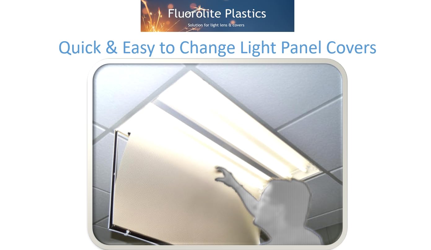 Clear Acrylic Prismatic Ceiling Lighting Panels - Heavy Duty 0.125