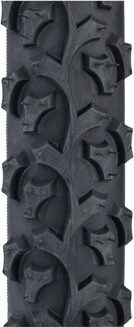 Kenda Alfabite Style K831 Bike Tire - 24 x 1.95 Inch Clincher Wire Bead Black 22 TPI - Perfect for Mountain Biking, BMX & Urban Commuting
