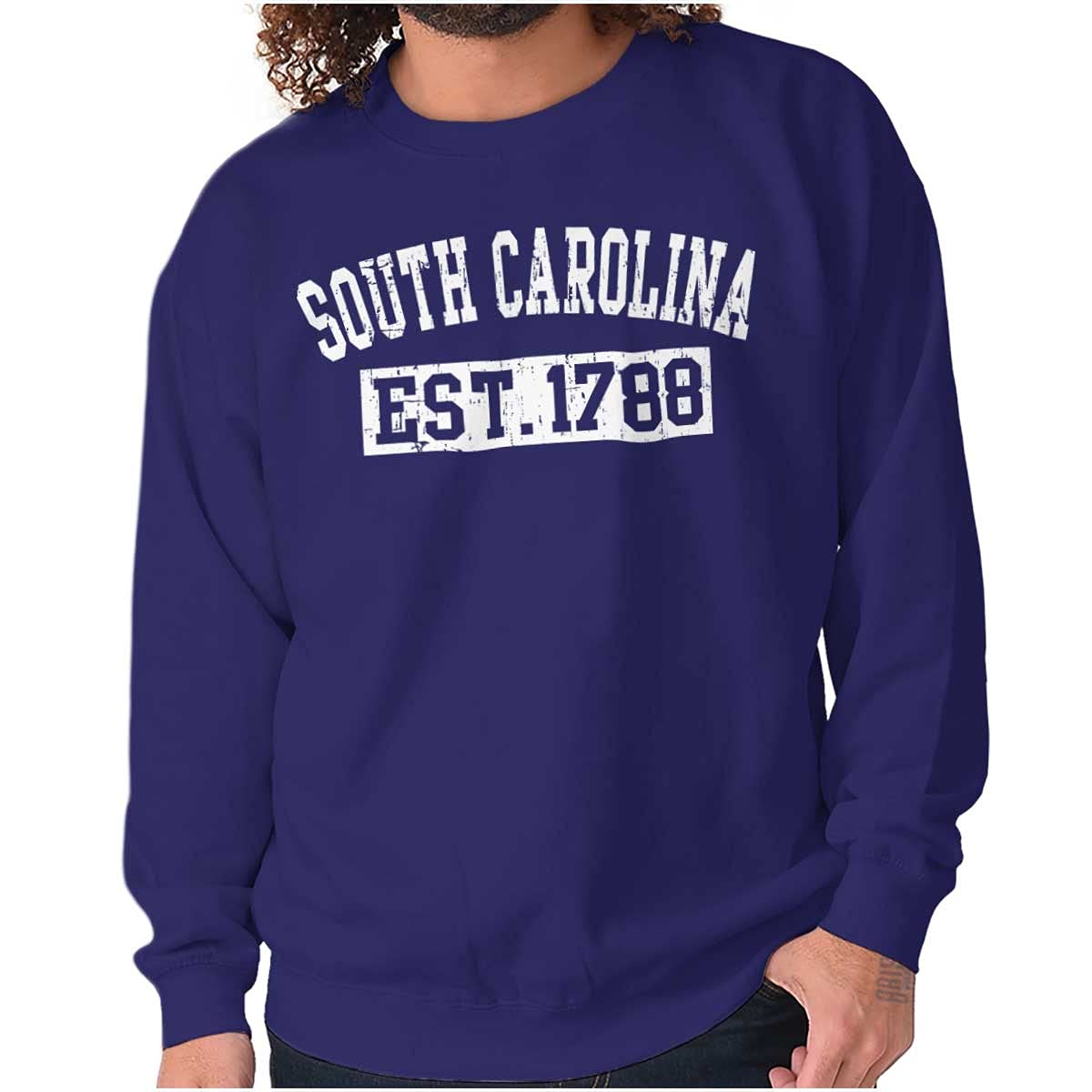 Vintage Distressed Sweatshirt for Men & Women - Soft Cotton Pullover Hoodie - Casual Streetwear for Everyday Wear, Outdoor Activities & Layering