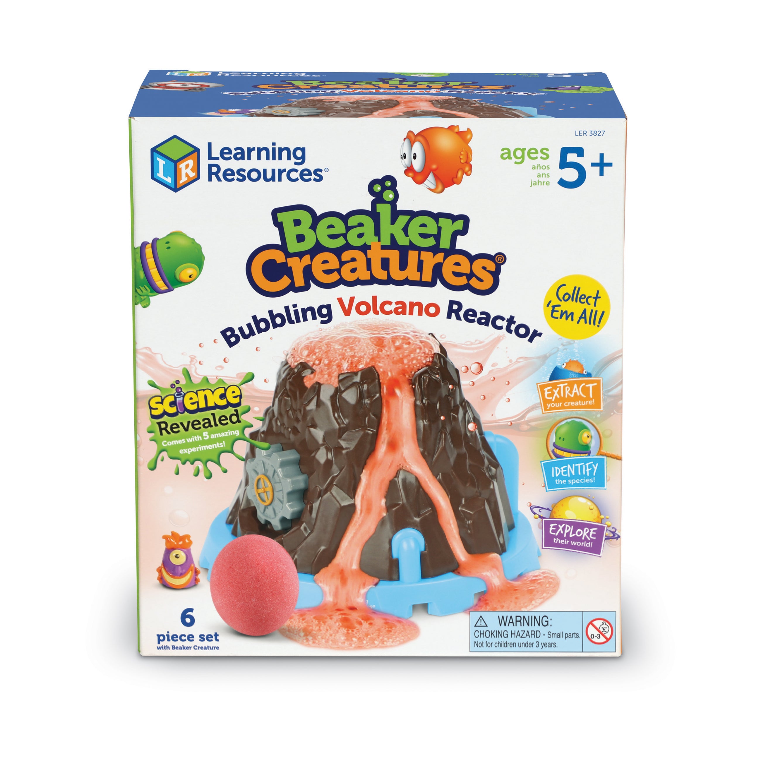 Beaker Creatures Bubbling Volcano Reactor Science Kit for Kids - STEM Learning & Fun Science Experiments - Perfect for Classroom & Home Science Activities