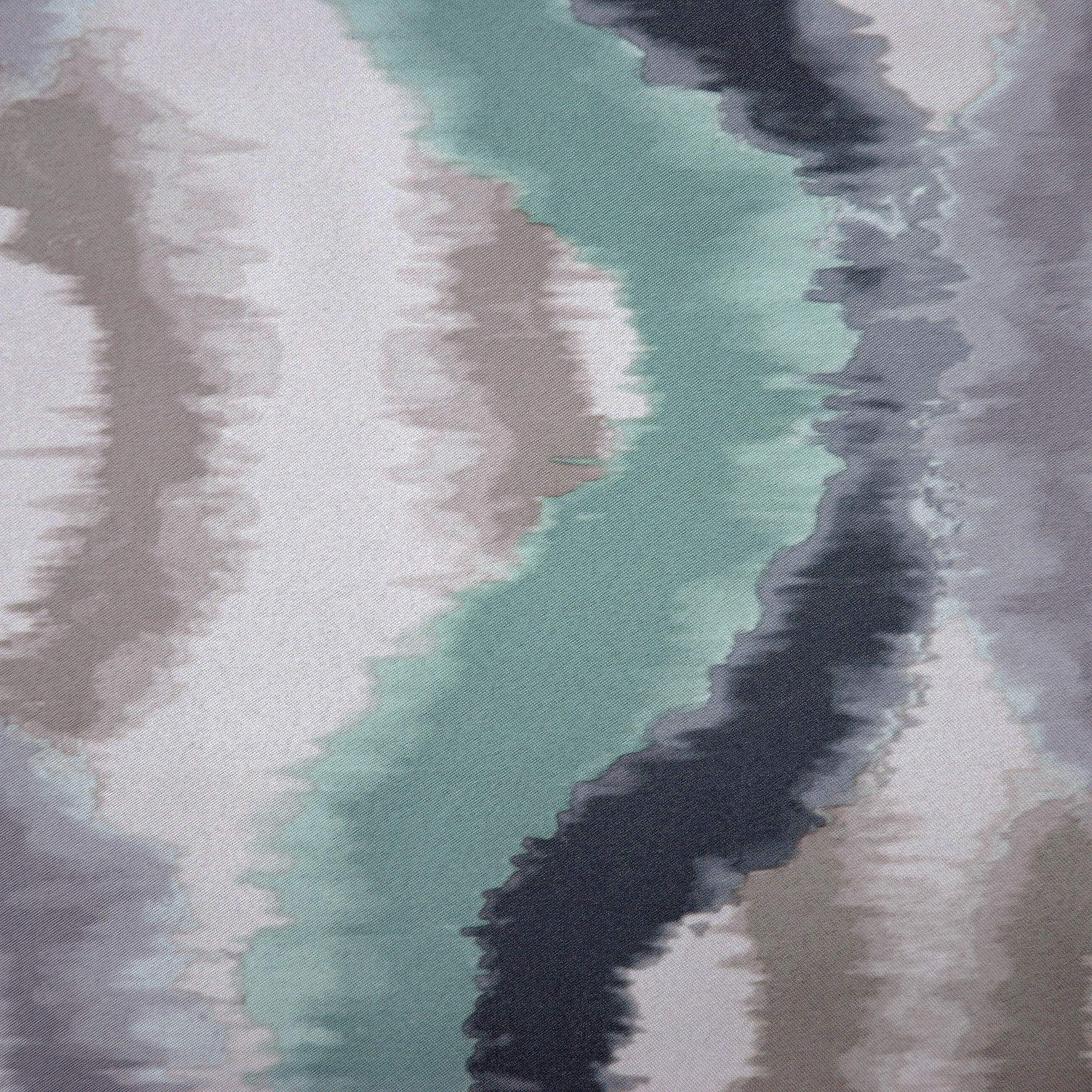 Sun Zero Burbank Watercolor Ogee Energy Efficient Blackout Grommet Curtain Panel - 54