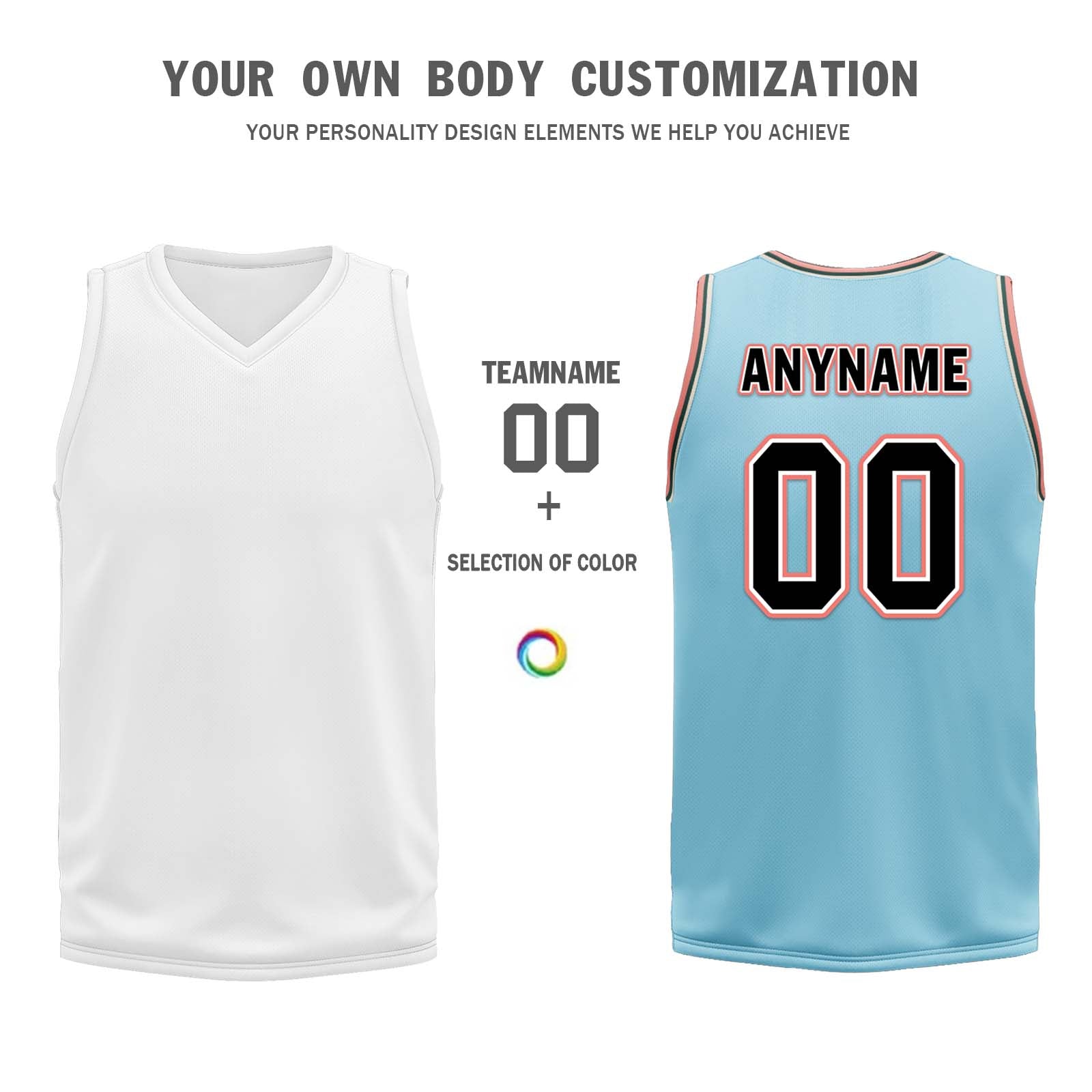 Custom San Antonio City Edition Reversible Basketball Jersey - Glacier Blue, Brown, Red | Personalized NBA Sports Jersey BBJ01R D0610 | Perfect for Games, Training & Fan Support