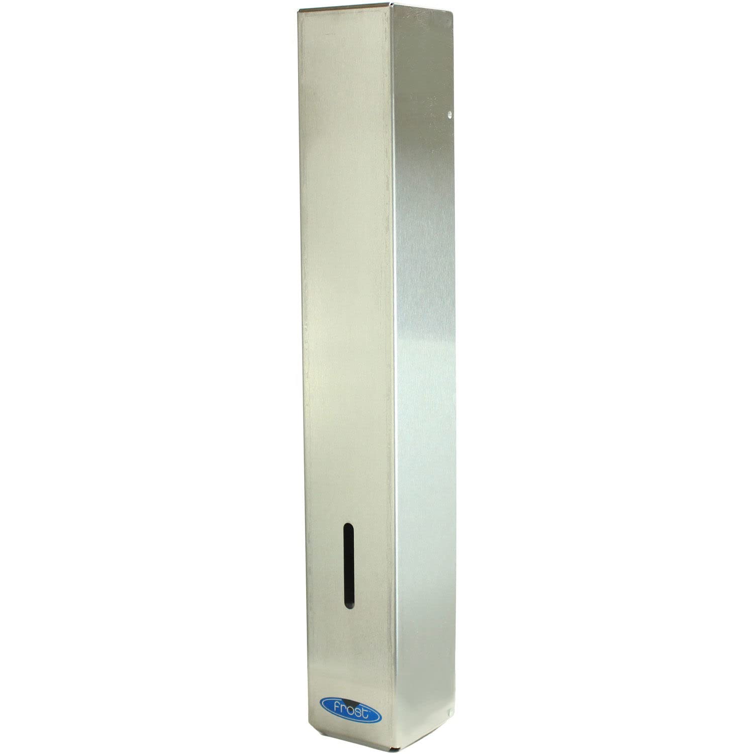 Stainless Steel Frost Paper Cup Dispenser - Stackable Cup Holder for Office, Kitchen, and Party Use