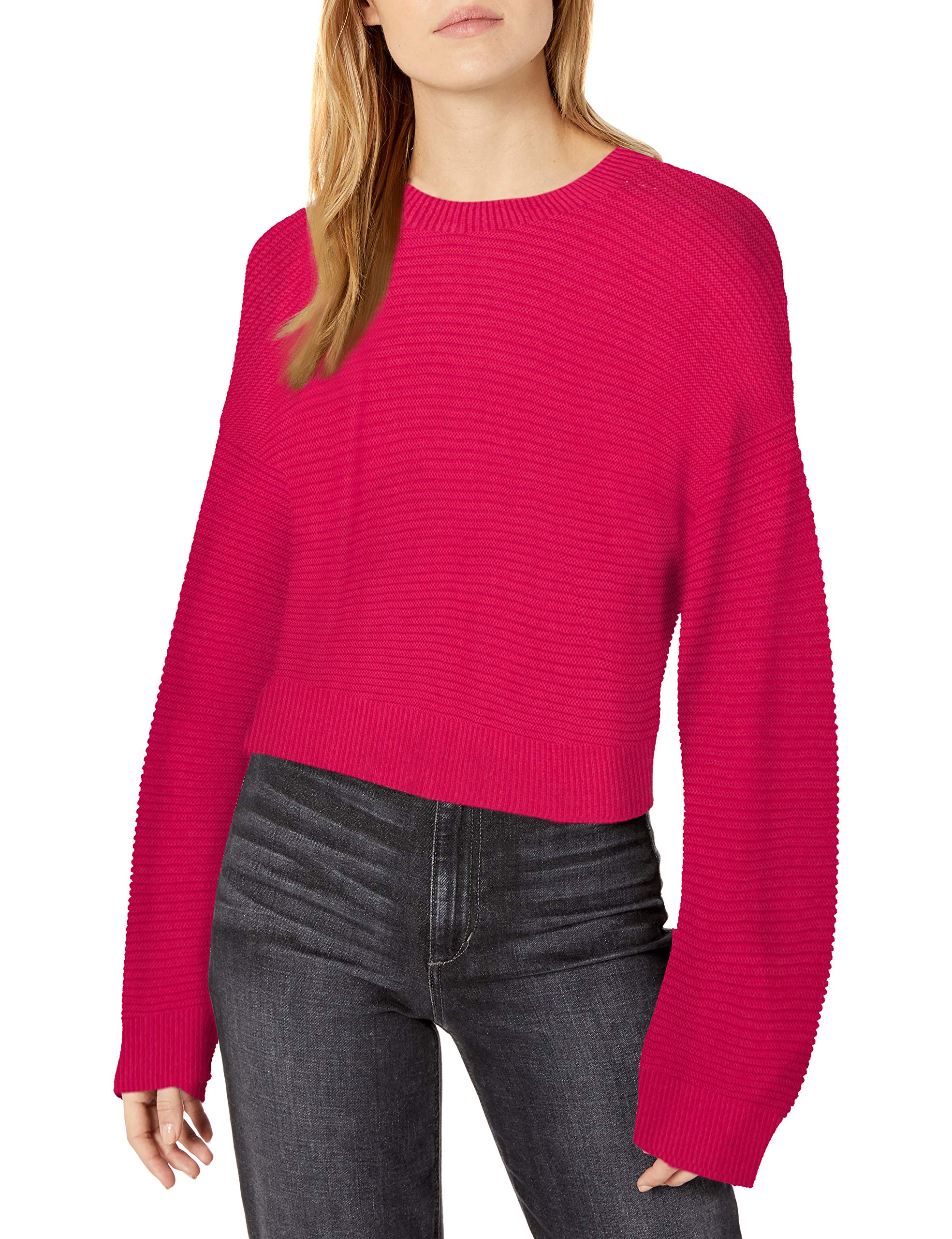 BCBGeneration Women's Long Sleeve Pullover Sweater - Soft Knit Casual Winter Sweater for Women | Perfect for Office, Date Night & Cozy Fall Outfits