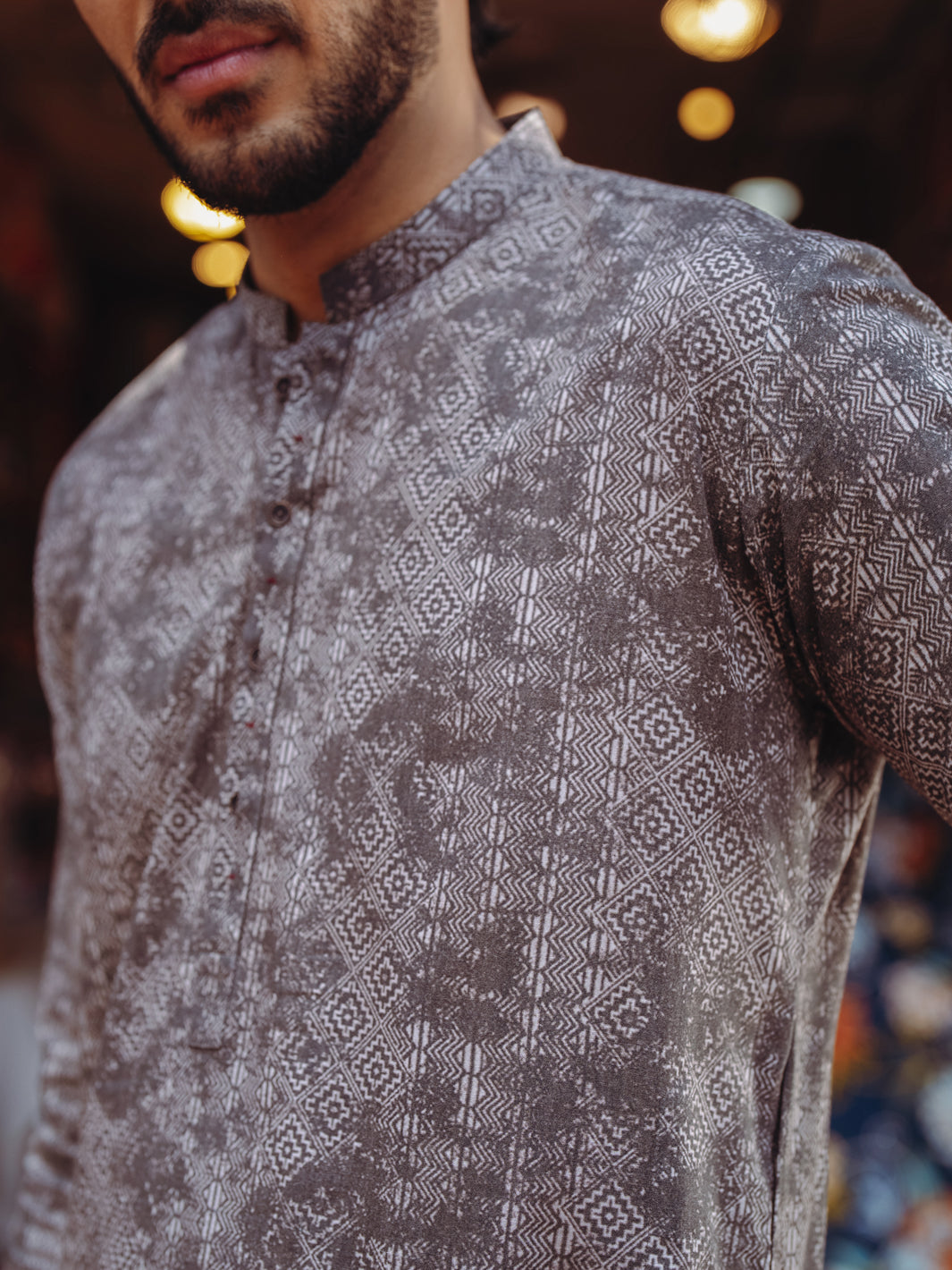 Premium Cotton Brown Kurta for Men - Comfortable & Stylish Traditional Indian Wear - Perfect for Festivals, Weddings & Casual Outings