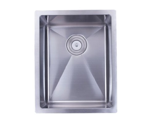 Wells CSU1719-9-1 Commercial Grade 16-Gauge Handcrafted Single Bowl Undermount Stainless Steel Kitchen Sink - Perfect for Restaurants, Home Chefs & Modern Kitchens
