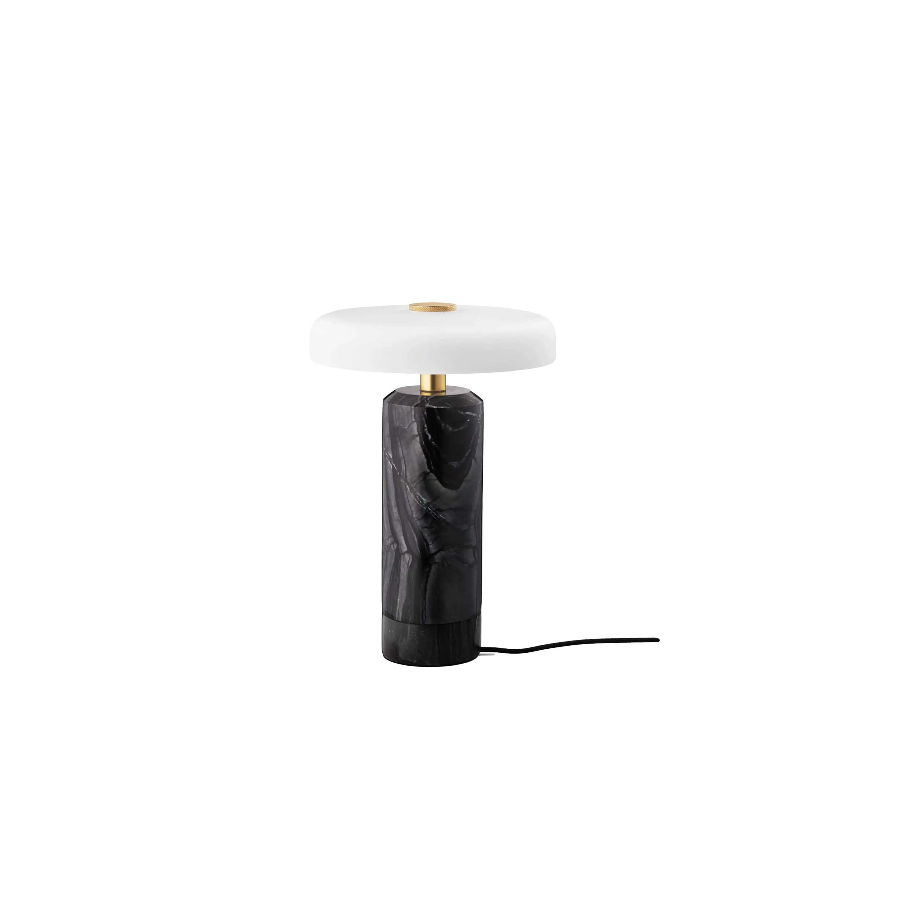 Elegant Marble LED Portable Lamp - Rechargeable Dimmable Night Light for Bedroom, Living Room, and Office Decor - Perfect for Reading, Relaxation, and Ambient Lighting